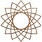 Ekena Millwork Eleanor Wood Fretwork Pierced Ceiling Medallion, Walnut, 20"OD x 7 3/4"ID x 3/8"T CMWP20X20X0375EAWA - alternate 1